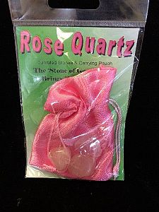 Bag of 3 Rose Quartz Tumble Stones