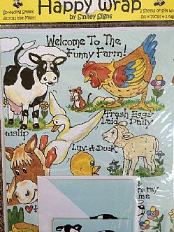 Funny Farm Gift Wrap