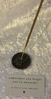 Small Metal Fish Design Incense Holder